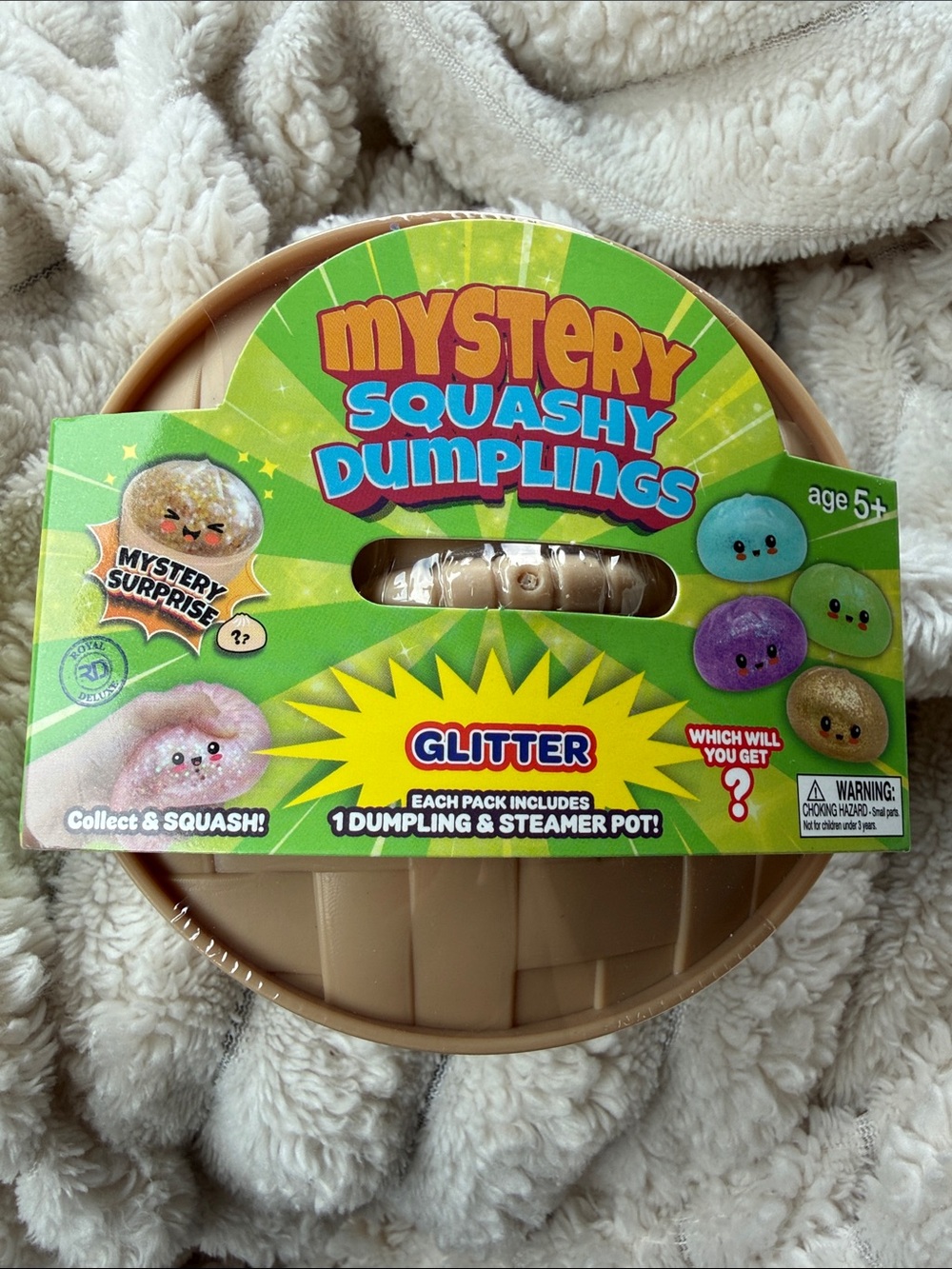 Mystery Squashy Dumplings Glitter Dumpling with Steamer Pot - Unbranded